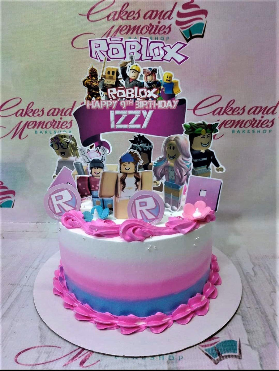 Delicious Roblox Girls Cake for Birthday Parties