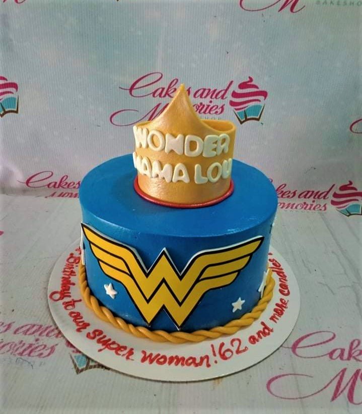 Wonder Woman Cakes Tagged Birthday Cakes Cakes And Memories Bakeshop