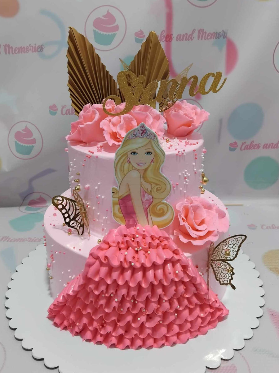 Birthday Cake Una Torta De Barbie Barbie Cake 2215 – Cakes And