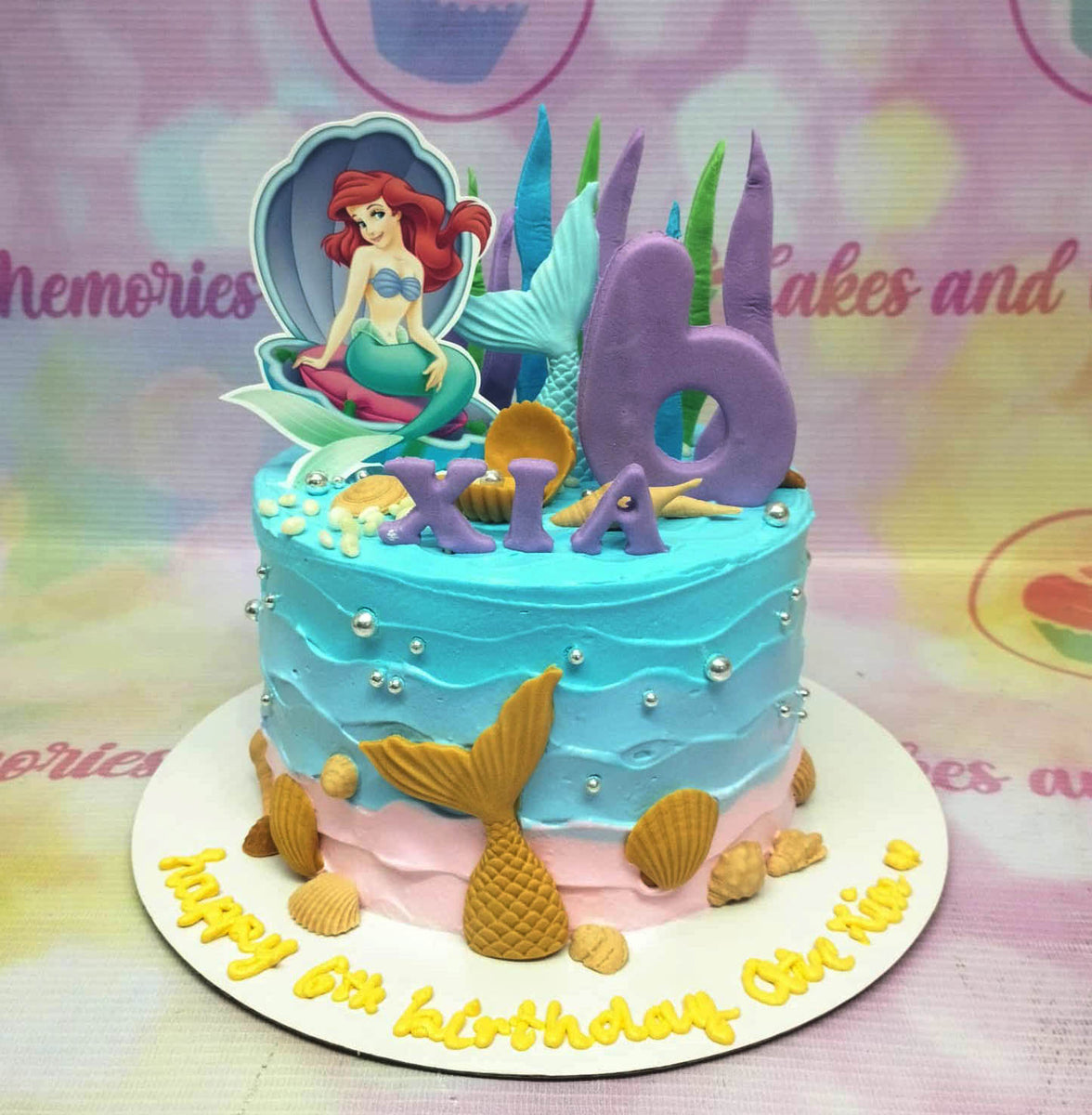 Mermaid Cake 1163 – Cakes and Memories Bakeshop