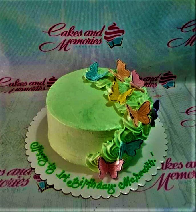 Butterflies Cake 1133 Cakes and Memories