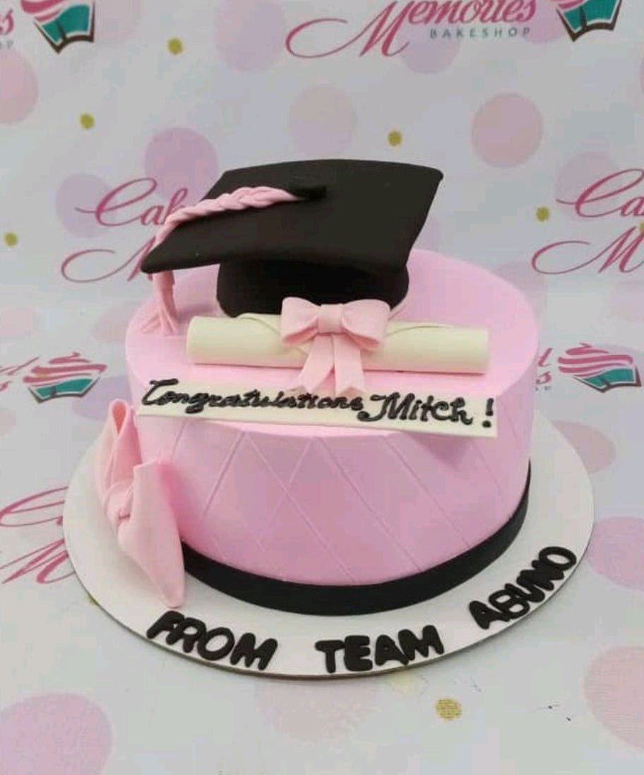 Graduation Cake - 1101 – Cakes and Memories Bakeshop