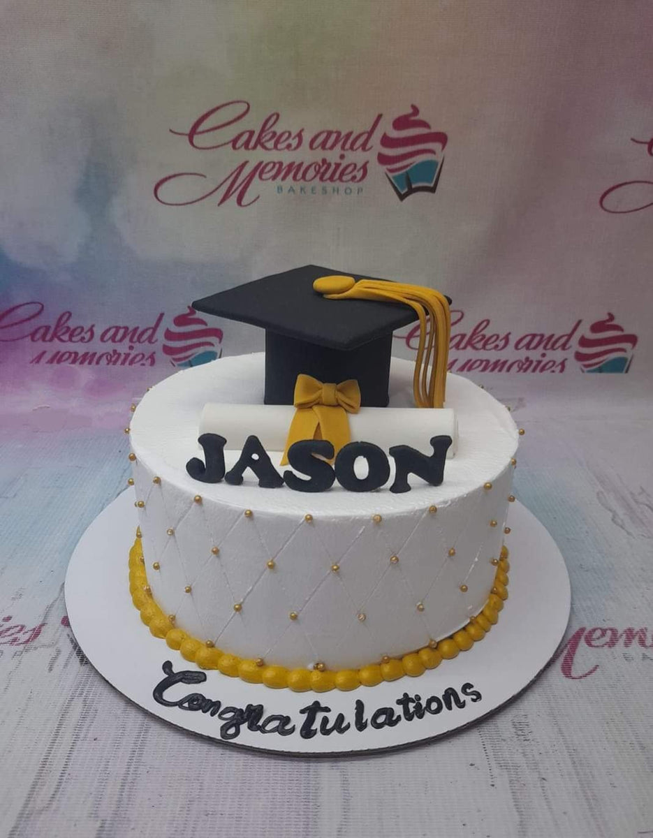 Graduation Cake - 1117 – Cakes and Memories Bakeshop