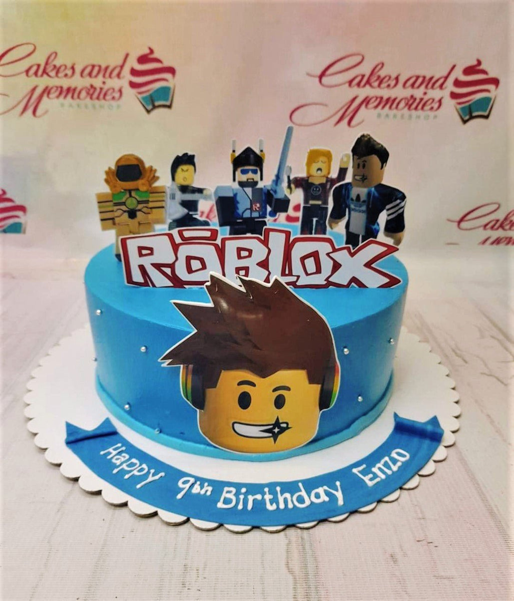 Roblox themed cake  Roblox birthday cake, Themed cakes, Roblox cake