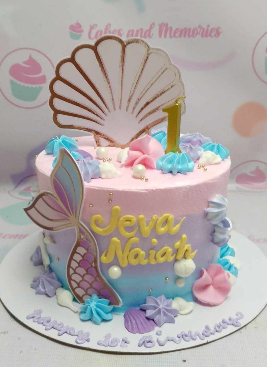 Mermaid Cake 1168 – Cakes and Memories Bakeshop - Main Image