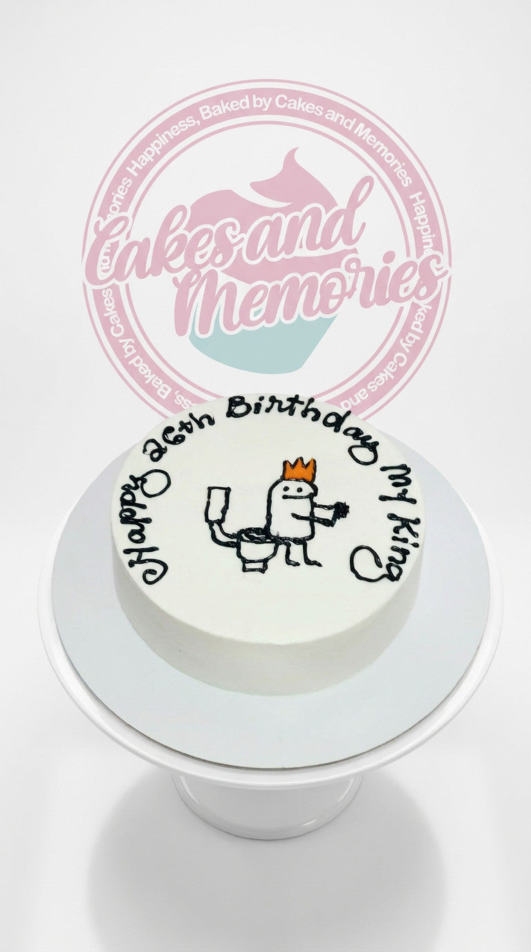 Flork Birthday Cake - 1001 – Cakes and Memories Bakeshop