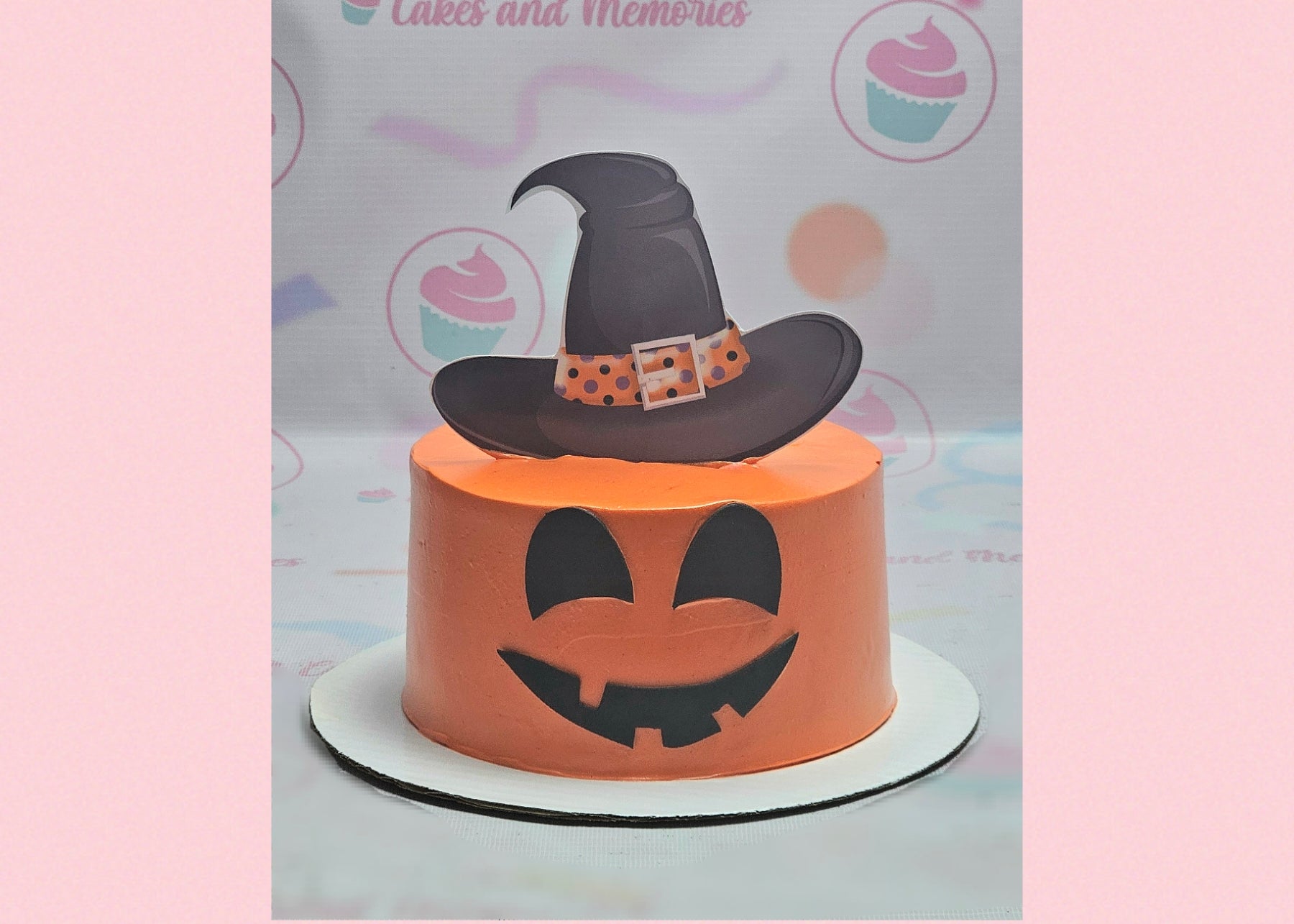 Scary Pumpkin Witch Cake - 1001 – Cakes and Memories Bakeshop