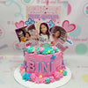 Introducing our delightful Bini Cake, featuring a stunning combination of pink and purple hues adorned with vibrant Bini Blooms. This eye-catching 1-tier cake is perfect for Ppop and Kpop fans, complete with bespoke printout toppers to celebrate any occasion.