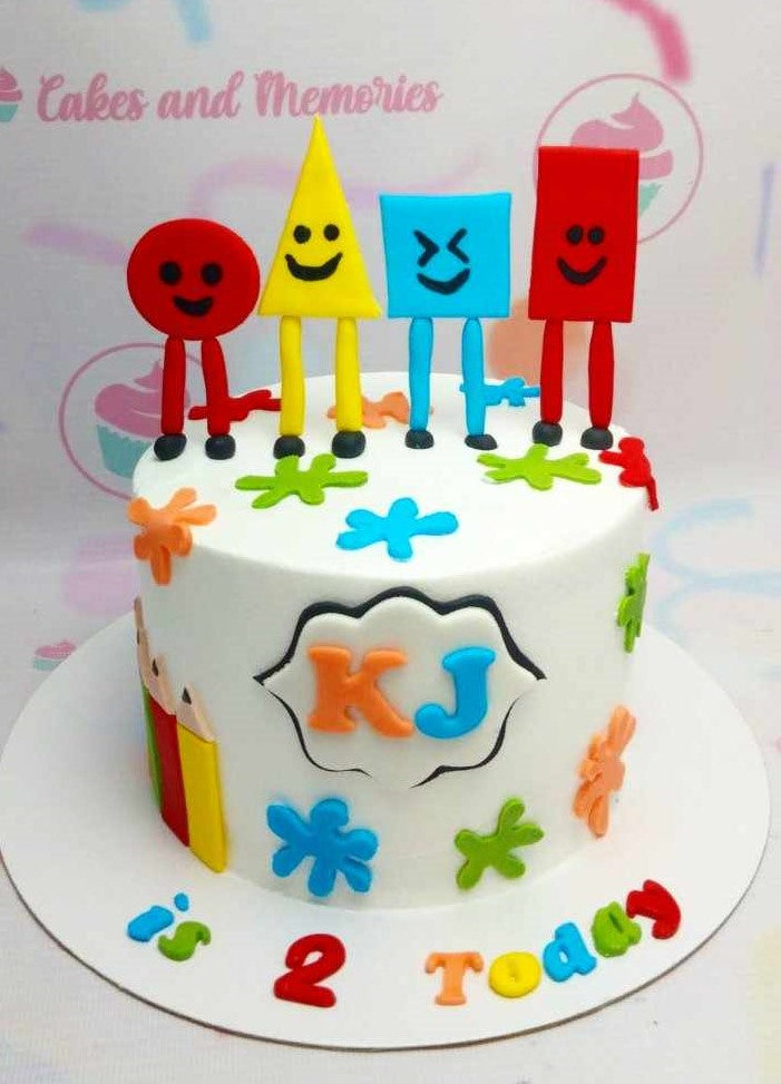 Introducing our vibrant Art Cake, featuring a stunning white base adorned with colorful crayon and paint motifs, perfect for celebrating creativity in school! This delightful 1-tier design embodies the spirit of arts and crafts, making it an ideal choice for elementary and college students alike.