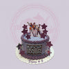 One-tier K-Pop Demon Hunters birthday cake with edible character prints, 