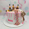 Barbie Cake, pink, white, jack daniels, party, drinks,1 Layer, 1 tier, 1layer, 1tier, tall, P250delivery,barbie, barbiedolls, Birthday Cakes, Children, Customized Cakes, dolls, girls, Kid, kids,  ,, Uploaded-Sept-2024