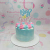 Celebrate your special moment with this stunning Gender Reveal Cake, featuring a charming blue design and a playful 