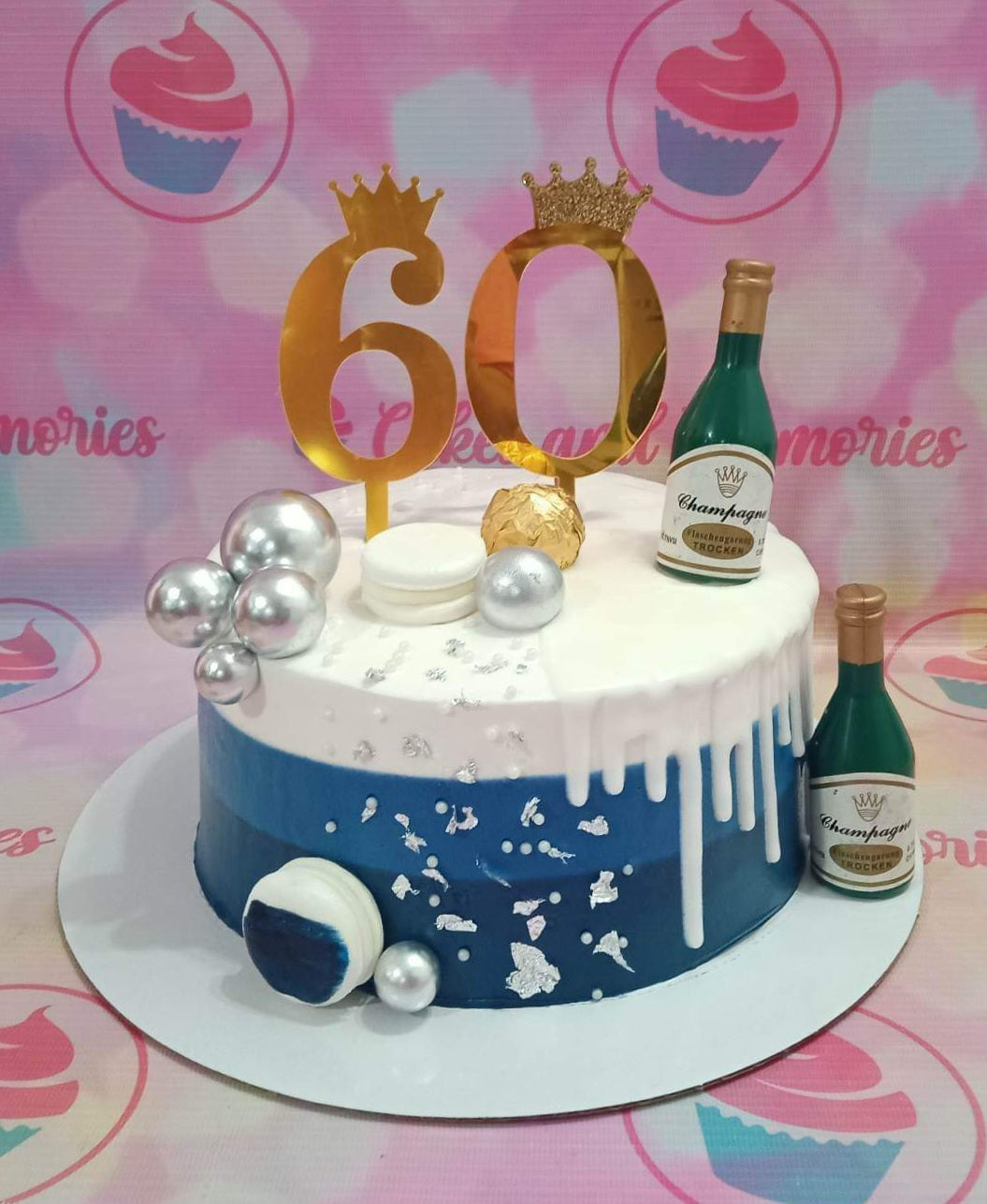 Wine Bottle Shaped Birthday Cake | Winni.in