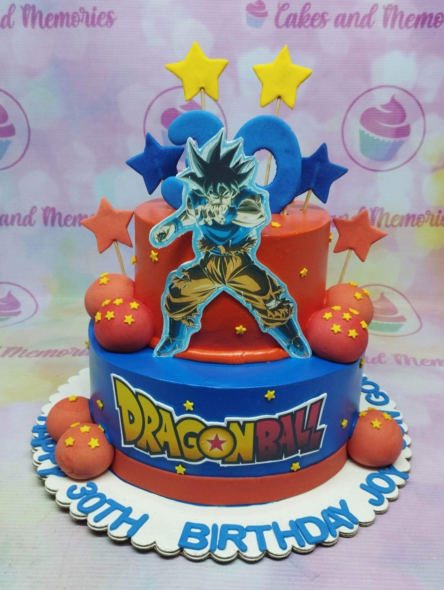 Goku Louis Vuitton Supreme Nike Dragon Ball Edible Cake Toppers