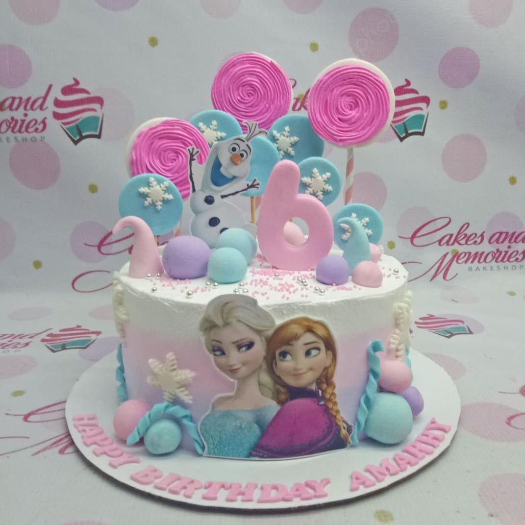 Disney frozen cake edible images