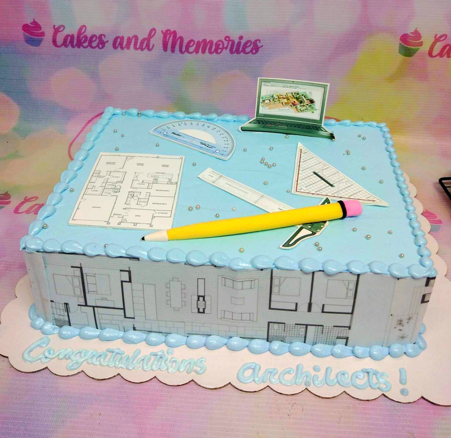 Architect Theme Cake Designs & Images