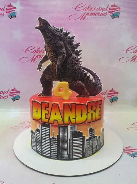 Godzilla Cake 1106 Cakes and Memories Bakeshop