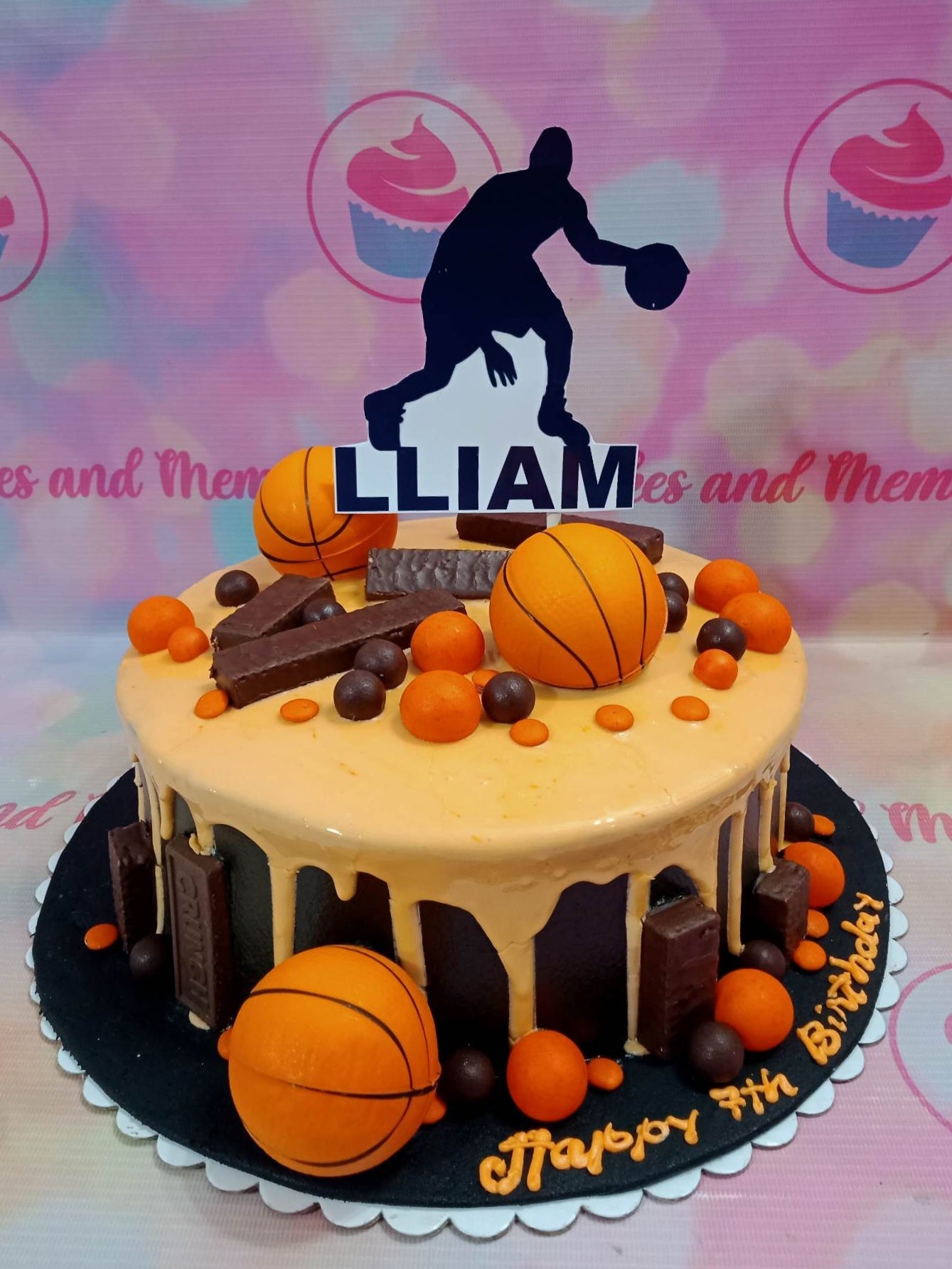 Basketball Cake Rectangular Basketball Cake - 1160 – Cakes and Memories Bakeshop