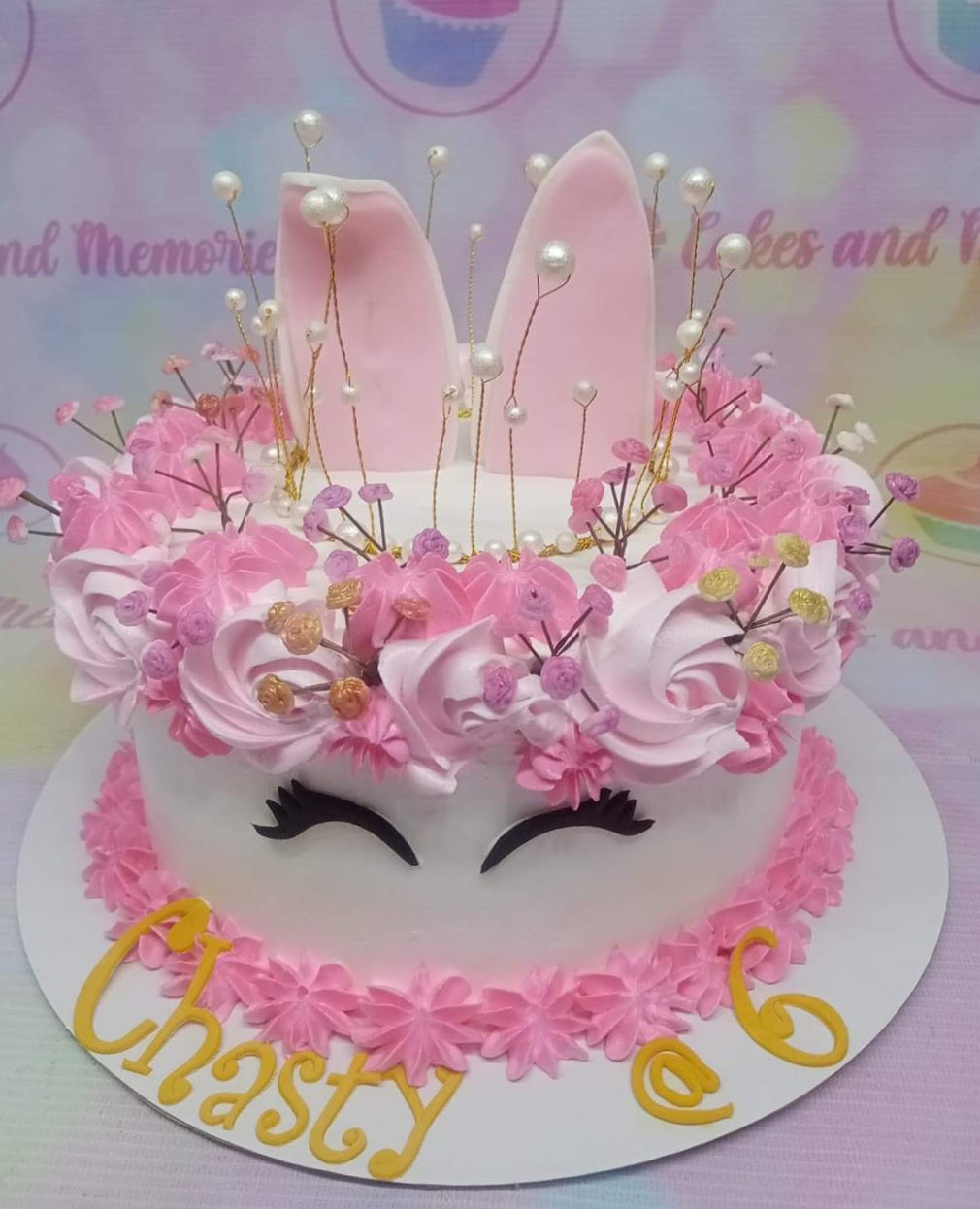 3D Bunny Rabbit Plaque Cake Tutorial - Cakes by Lynz