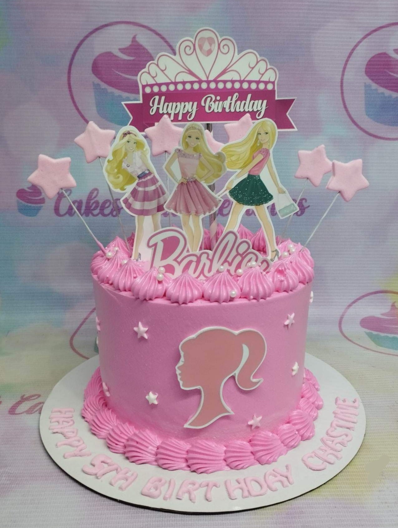 Barbie Themed 25th Birthday Cake | Erica celebrated her 25th… | Flickr