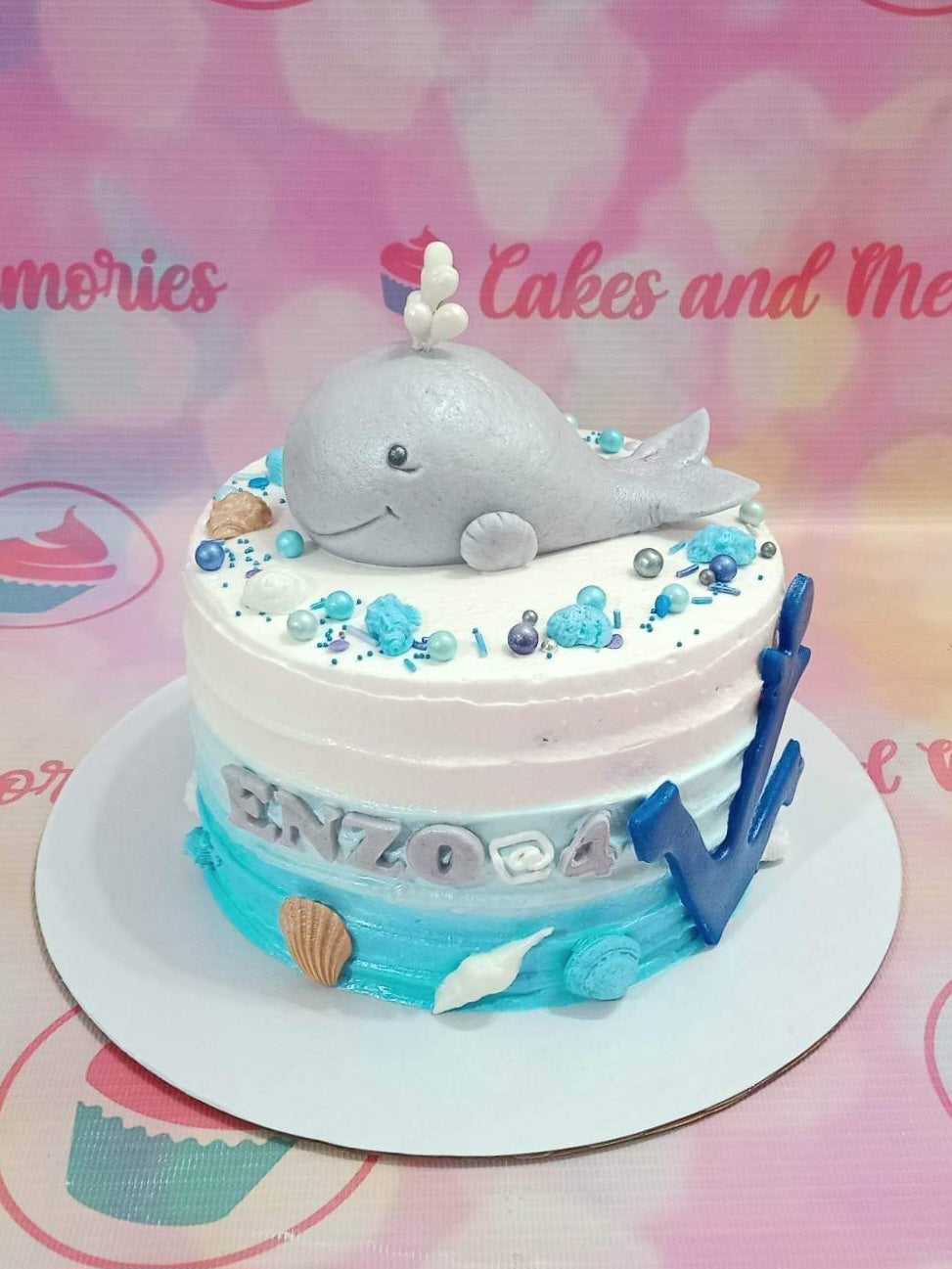 A dolphin cake for a very special little girl! Happiest Birthday Caroline!  Cake is vanilla… | Instagram