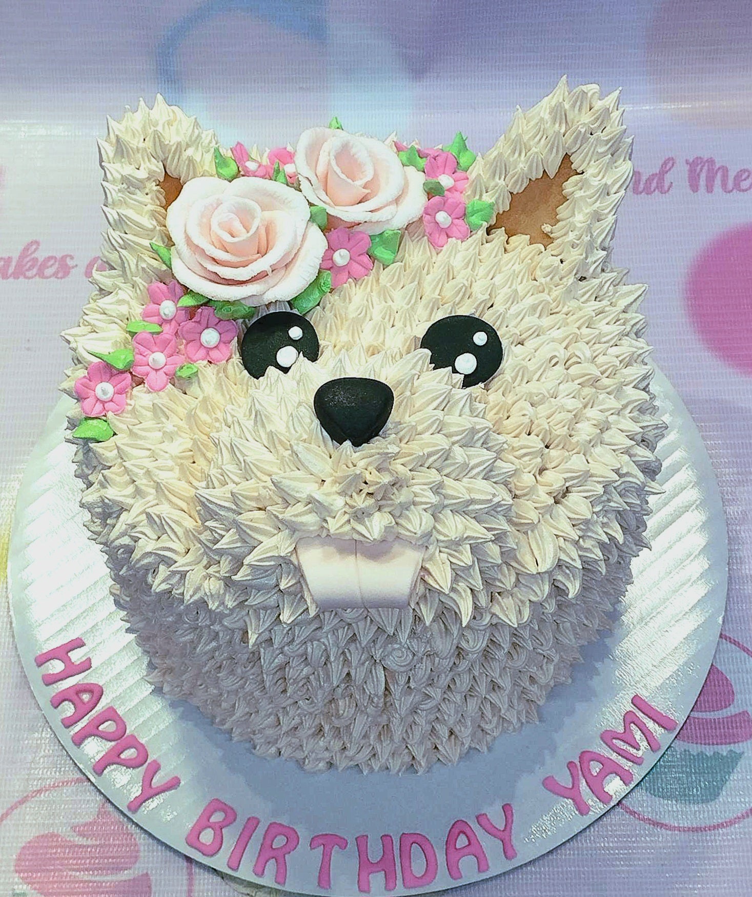This gorgeous Dog Cake is custom-decorated with creamy brown icing and cute pups. Perfect for celebrating the birthday of your fur baby or any special occasion for pet parents. Handmade with love, this cake is sure to make your pet proud.
