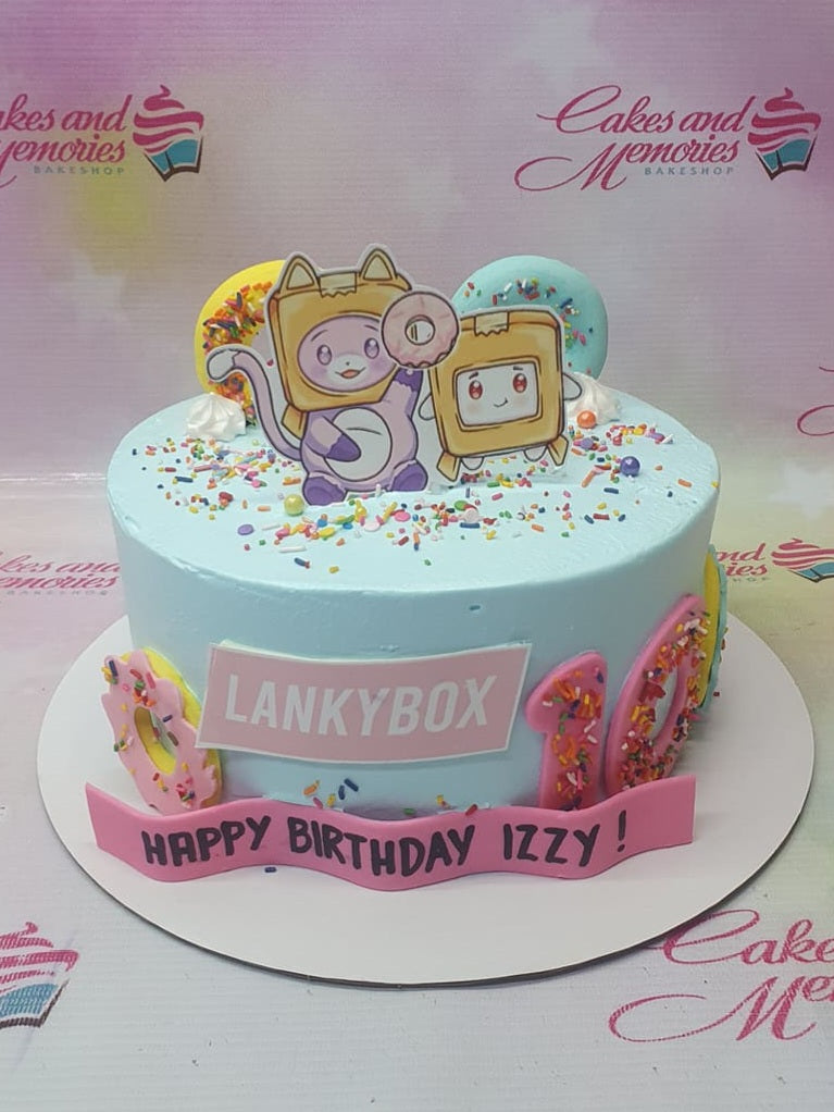 Cake Topper Princess Custom Lankybox Cake Topper, Adam And Justin