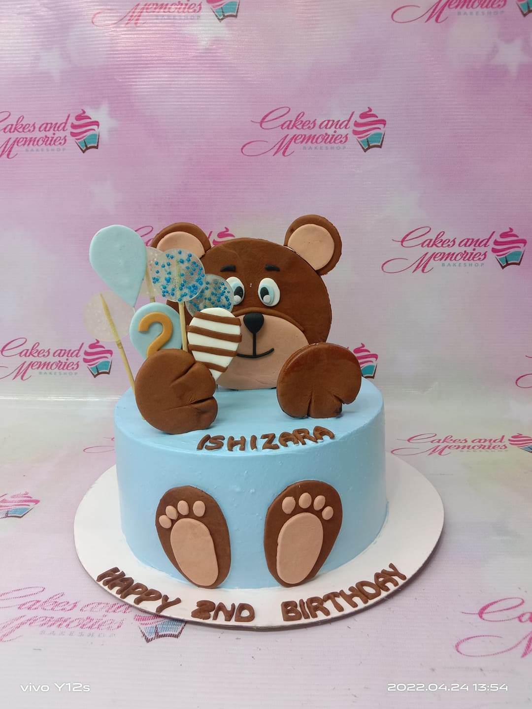 Two-tier Baby Bear Cake - CakeIndulge PH