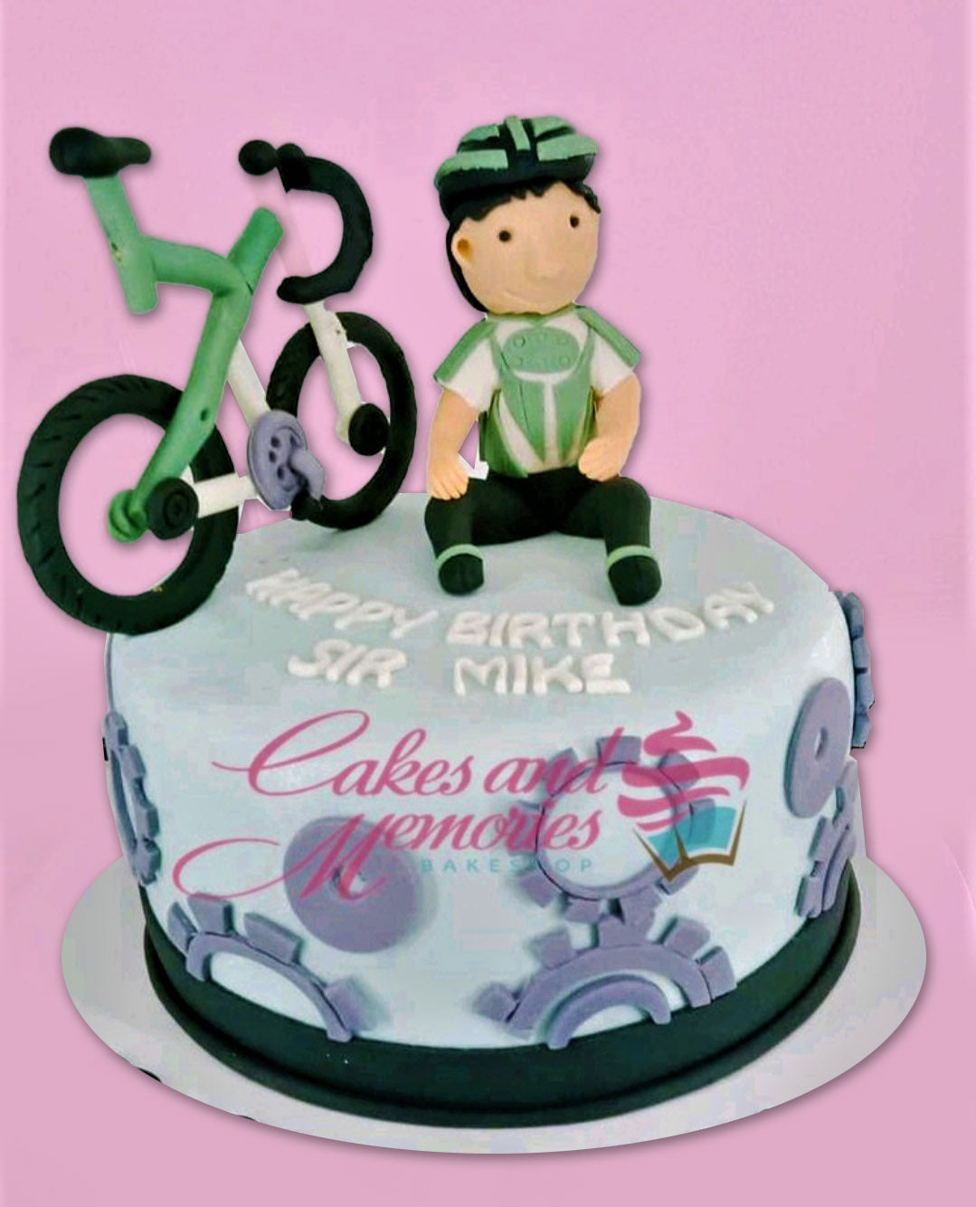 Bicycle Cake - 1113 – Cakes and Memories Bakeshop