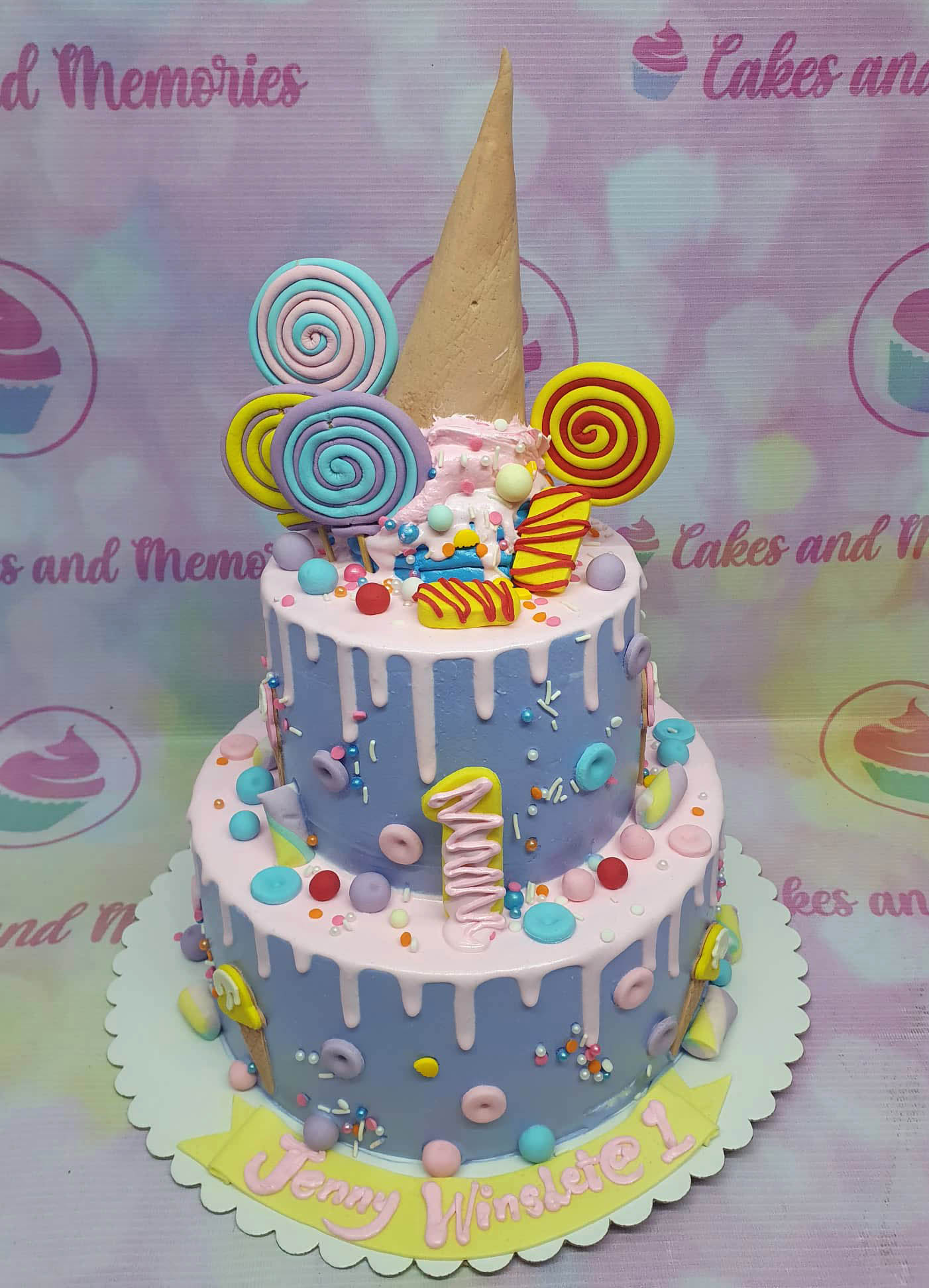 Customerize Candy 2 Tier Candyland Cake
