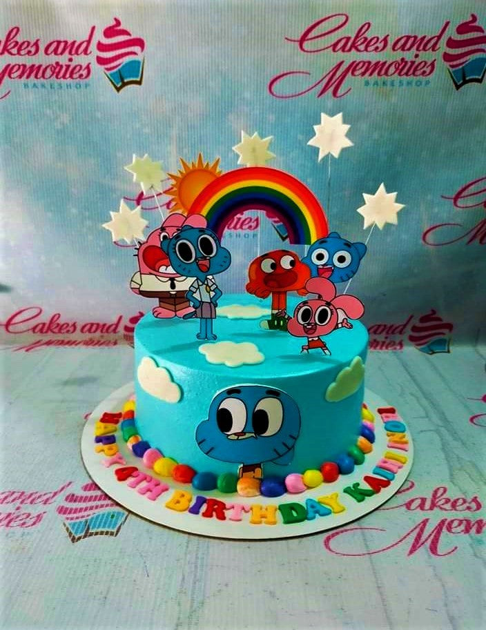 50+ Best The Amazing World of Gumball Birthday Cake Ideas and Designs (2026) 31 Cartoon - 1120 – Cakes and Memories Bakeshop