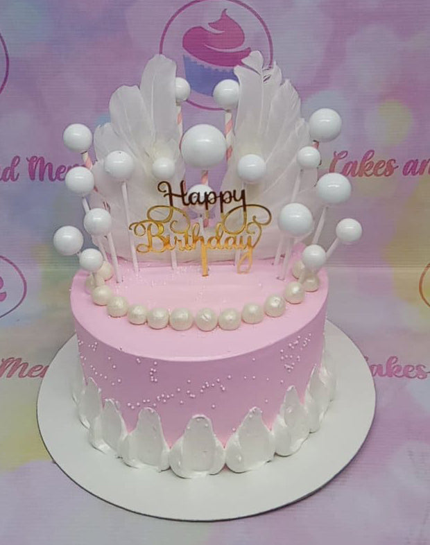 Angel and Wings Design Cake – Creme Castle