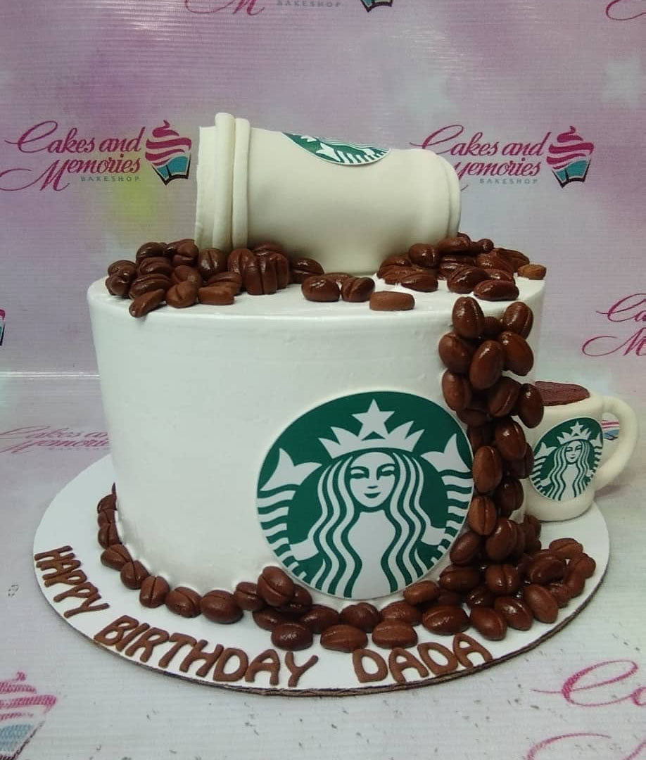 Coffee Theme Cake