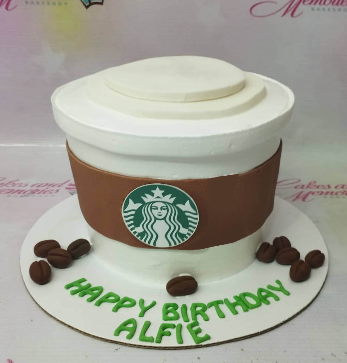 Coffee Theme Cake 301275 | Coffee Theme 40th Birthday Cake w… | Flickr