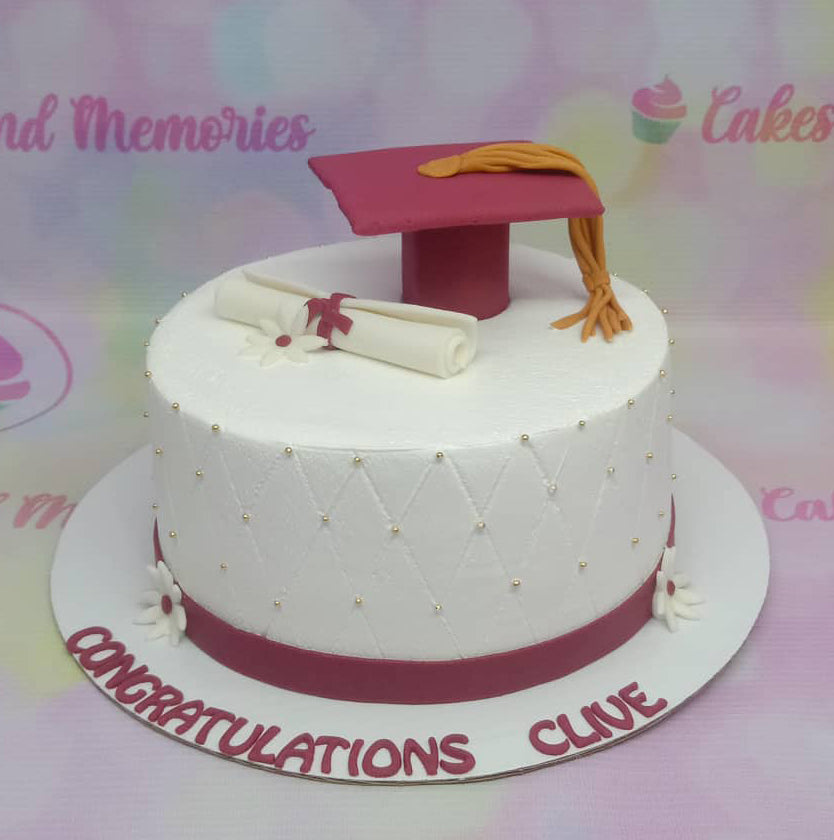 Graduation Cake - 1124 – Cakes and Memories Bakeshop
