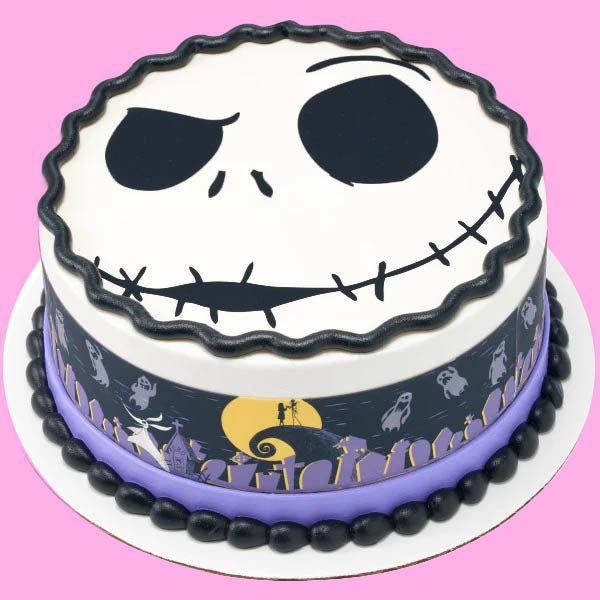 1 layer, 1 tier, 1layer, 1tier, Black, Cemetery, Dracula, edible image, edible photo, ediblephoto, Frankenstein, Ghosts, Halloween, Jack Skellington, Mummy, New14b, Nightmare before Christmas,  Purple, Rush Orders, RushOrders, Scary, tim burton, Trick or Treat, Vampire, violet, Vlad, Zombies