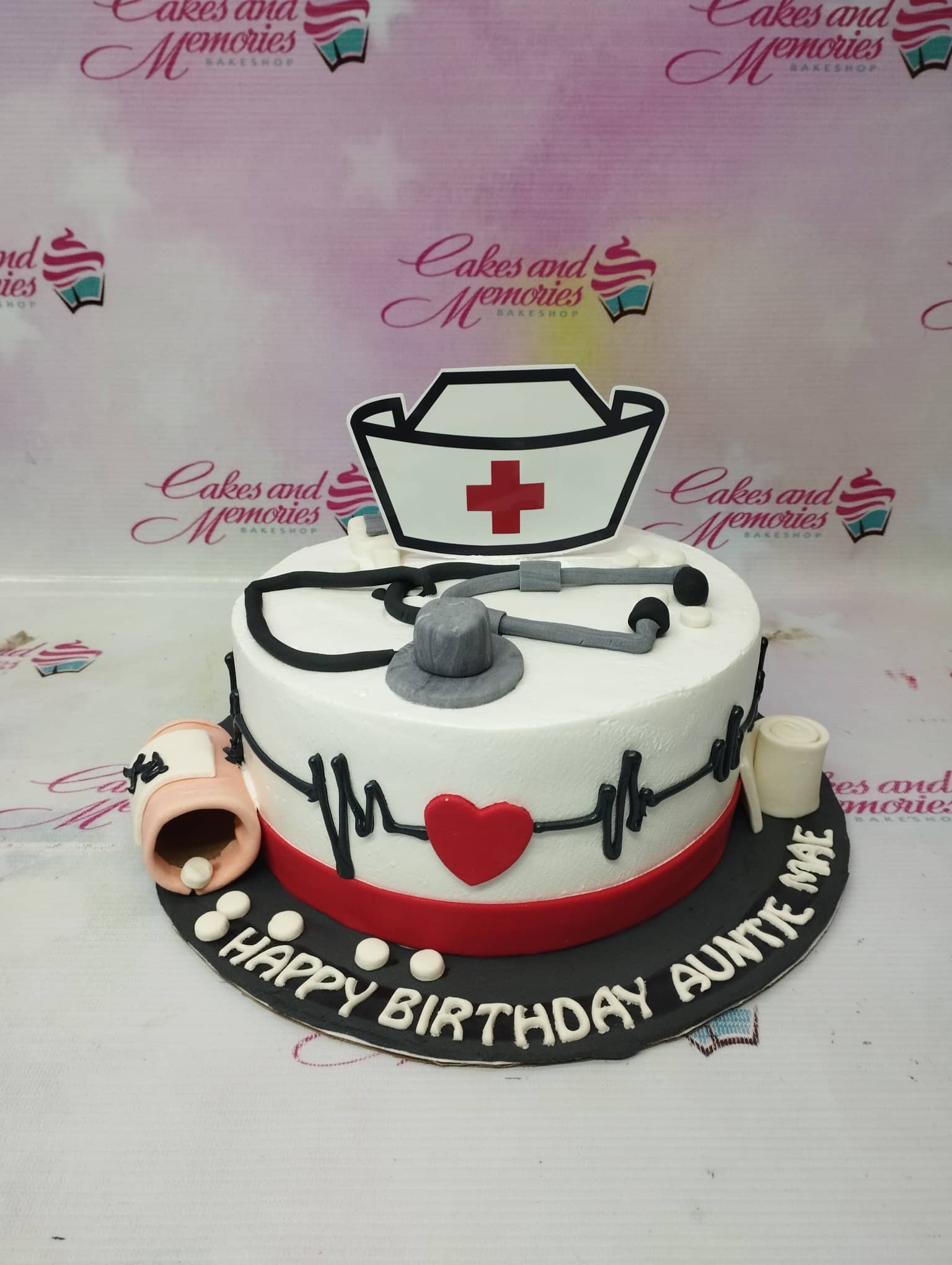 Nurse Birthday Cake Tutorial - YouTube