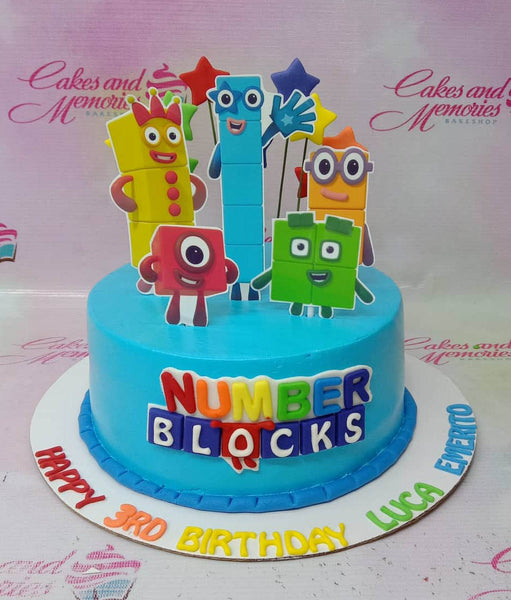 Coolest DIY Birthday Cakes | Building Blocks Cakes