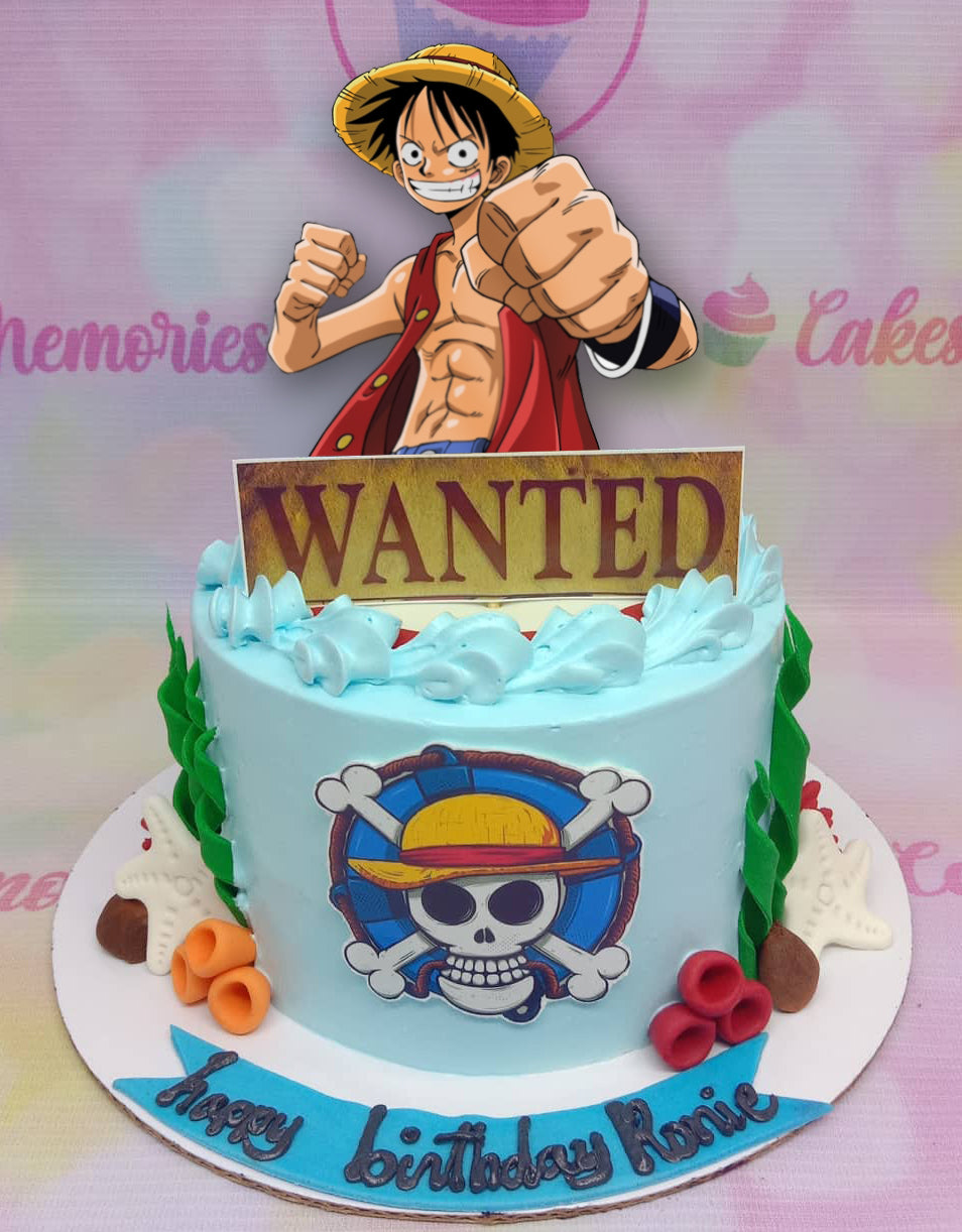One Piece Anime Cake, A Customize Anime Cake | lupon.gov.ph