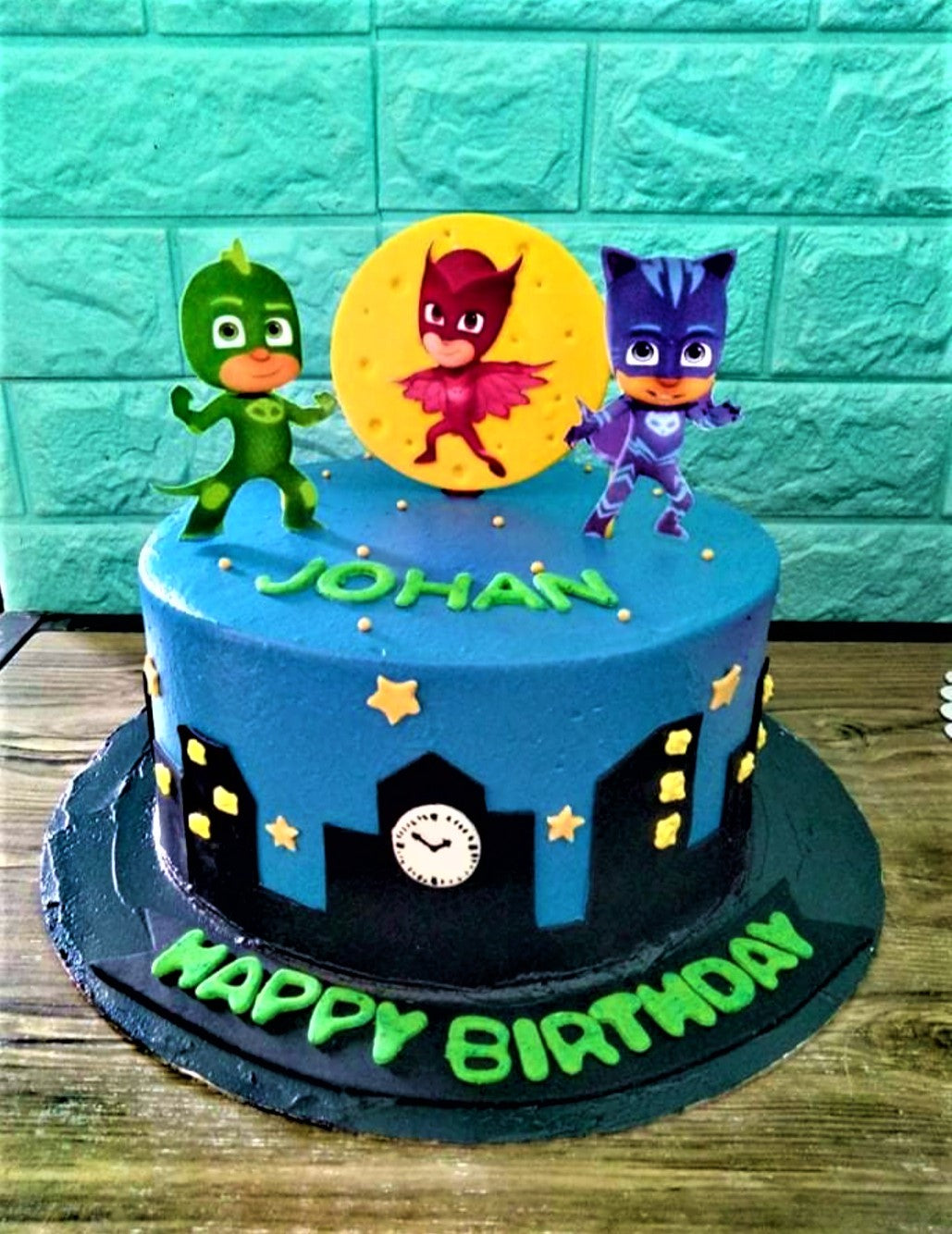 PJ Masks Photo Cake | Birthday Cake In Dubai | Cake Delivery – Mister Baker