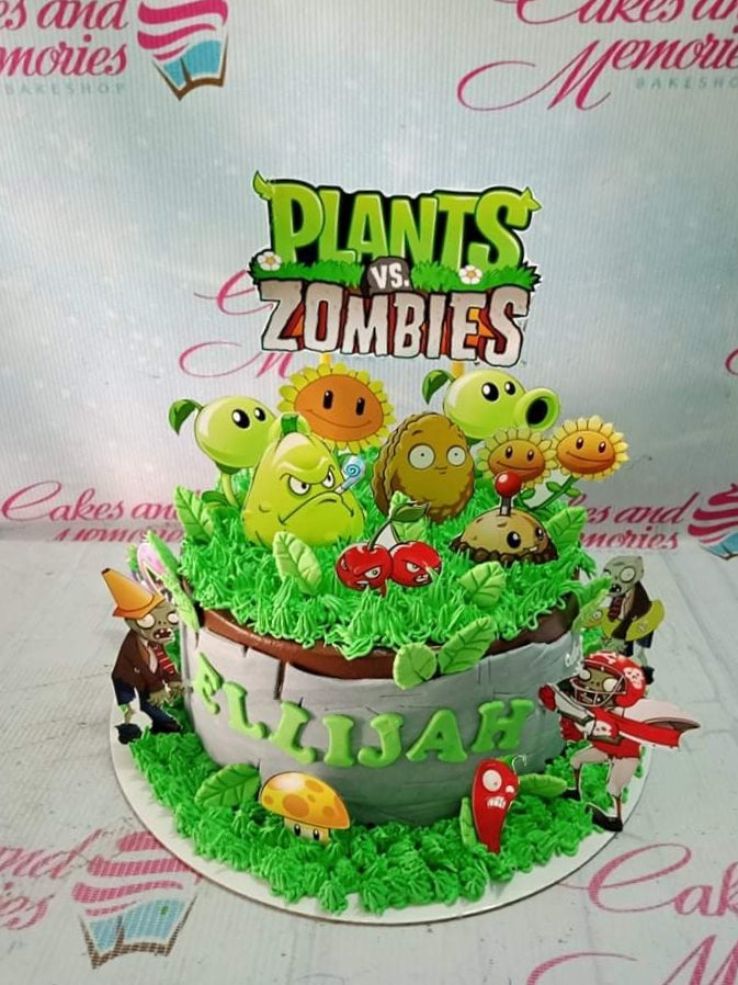 Colin's Plants vs. Zombies Cake | This has become my newest … | Flickr
