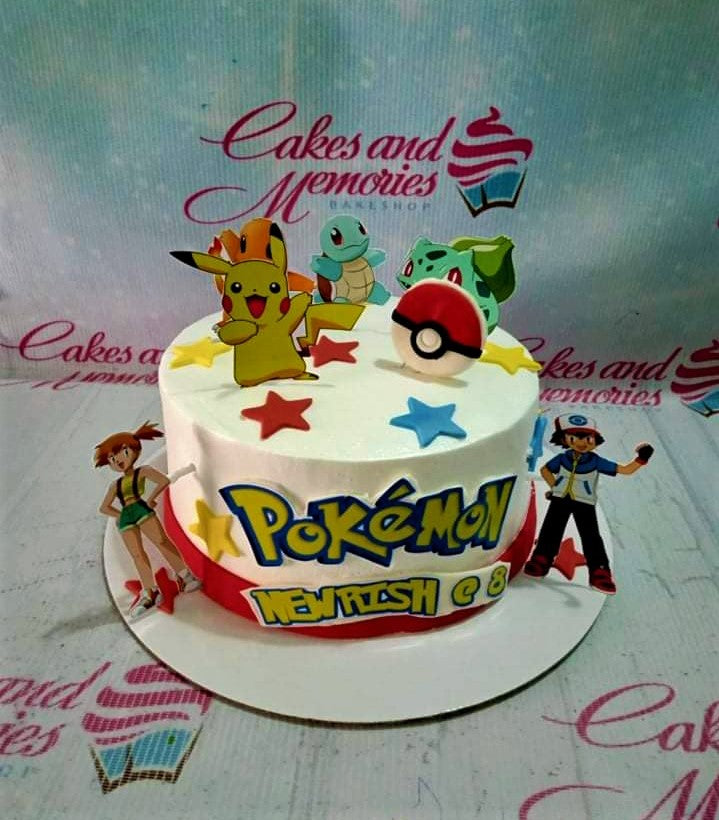 Buy Pikachu Pokemon Cream Cake - Chocolaty.in