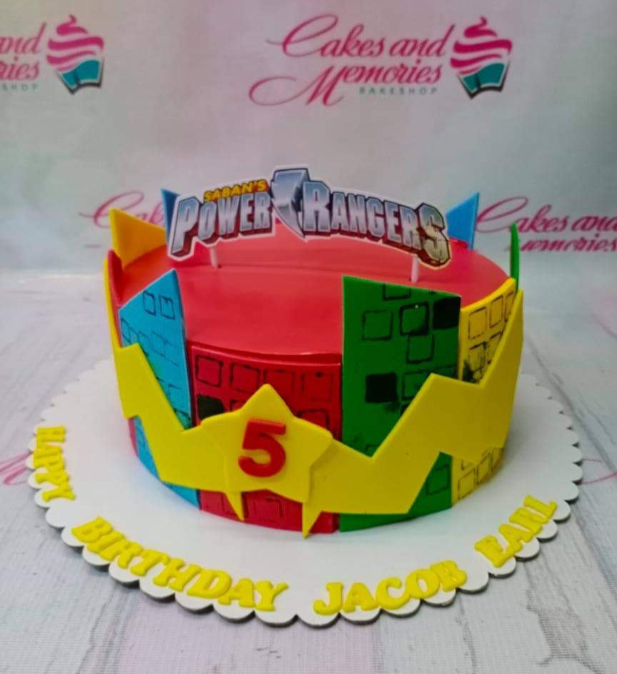 Power rangers cake /customcake/knock knockcake/pinata cake/money pulling  cake, Food & Drinks, Homemade Bakes on Carousell