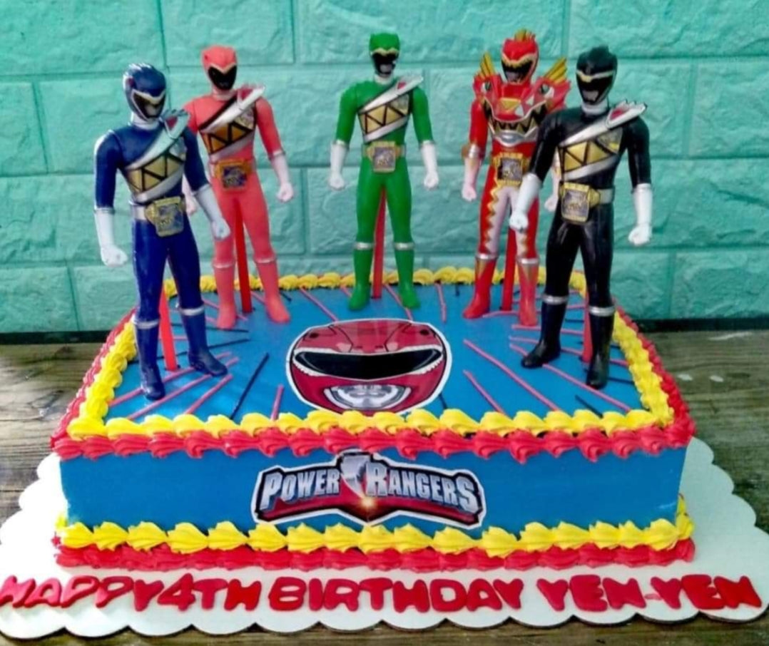 Power Rangers Cake - 5302 – Cakes and Memories Bakeshop