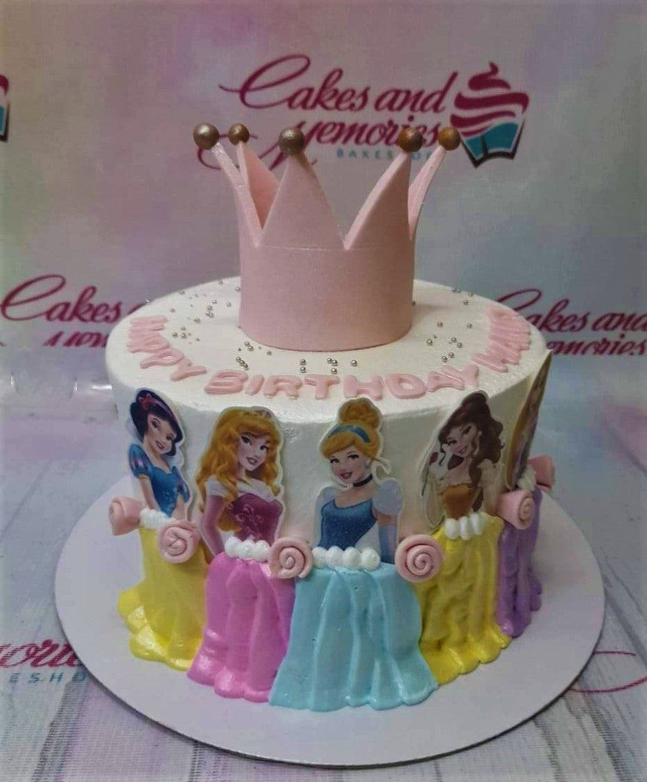 Ceri's Cakes - Disney princess cake, Chocolate sponge cake filled with  chocolate buttercream. | Facebook