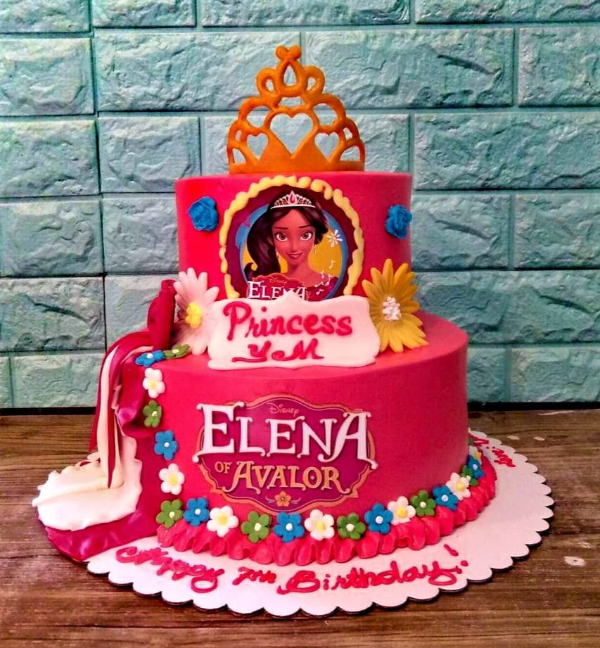 Custom Soft Icing Cake Disney Princess - 6x5 inches with 12cupcakes - Pipie  Co Bread Cake Pastries Iligan