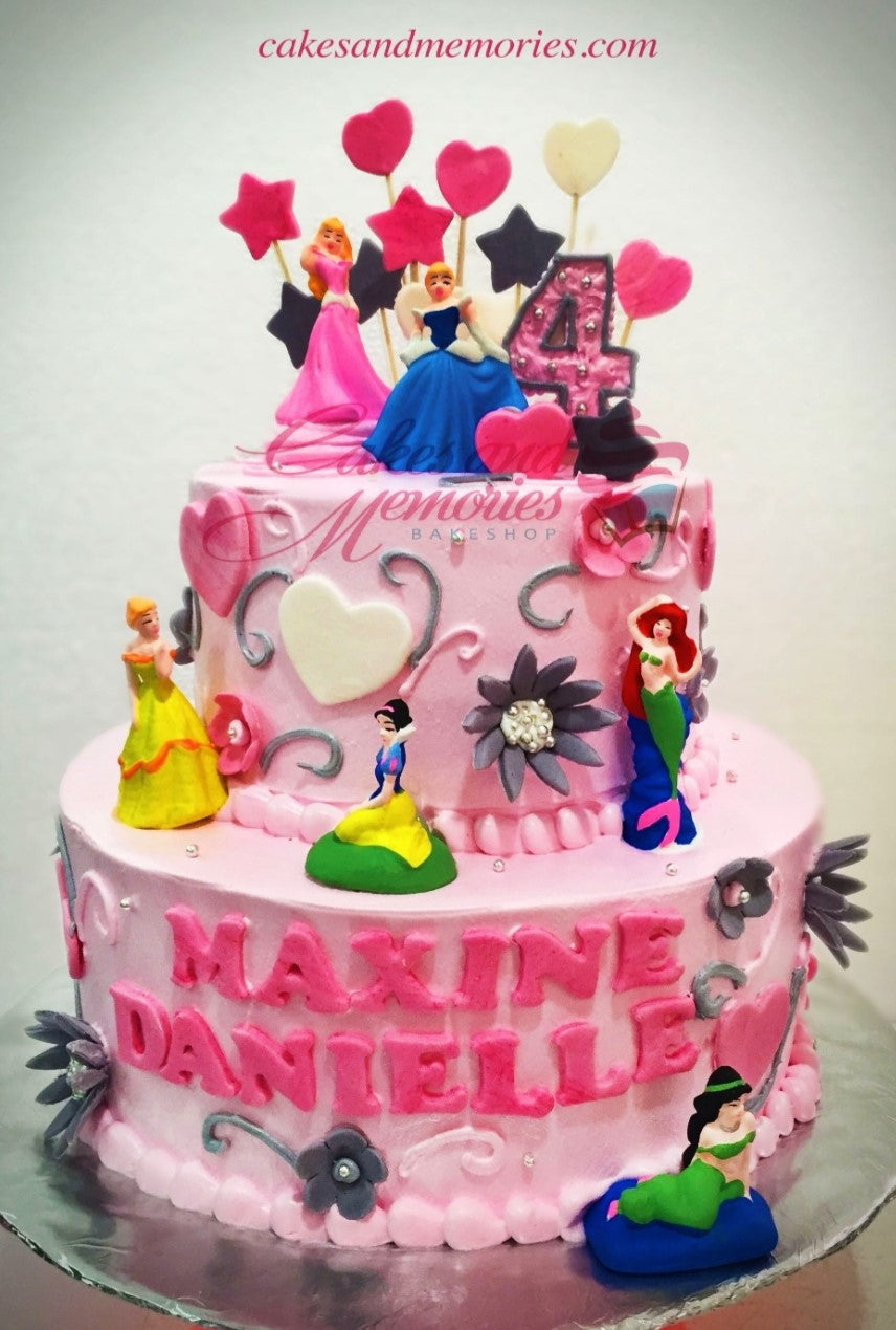 Two-Tier Princess Cake 2 - Montilio's Bakery