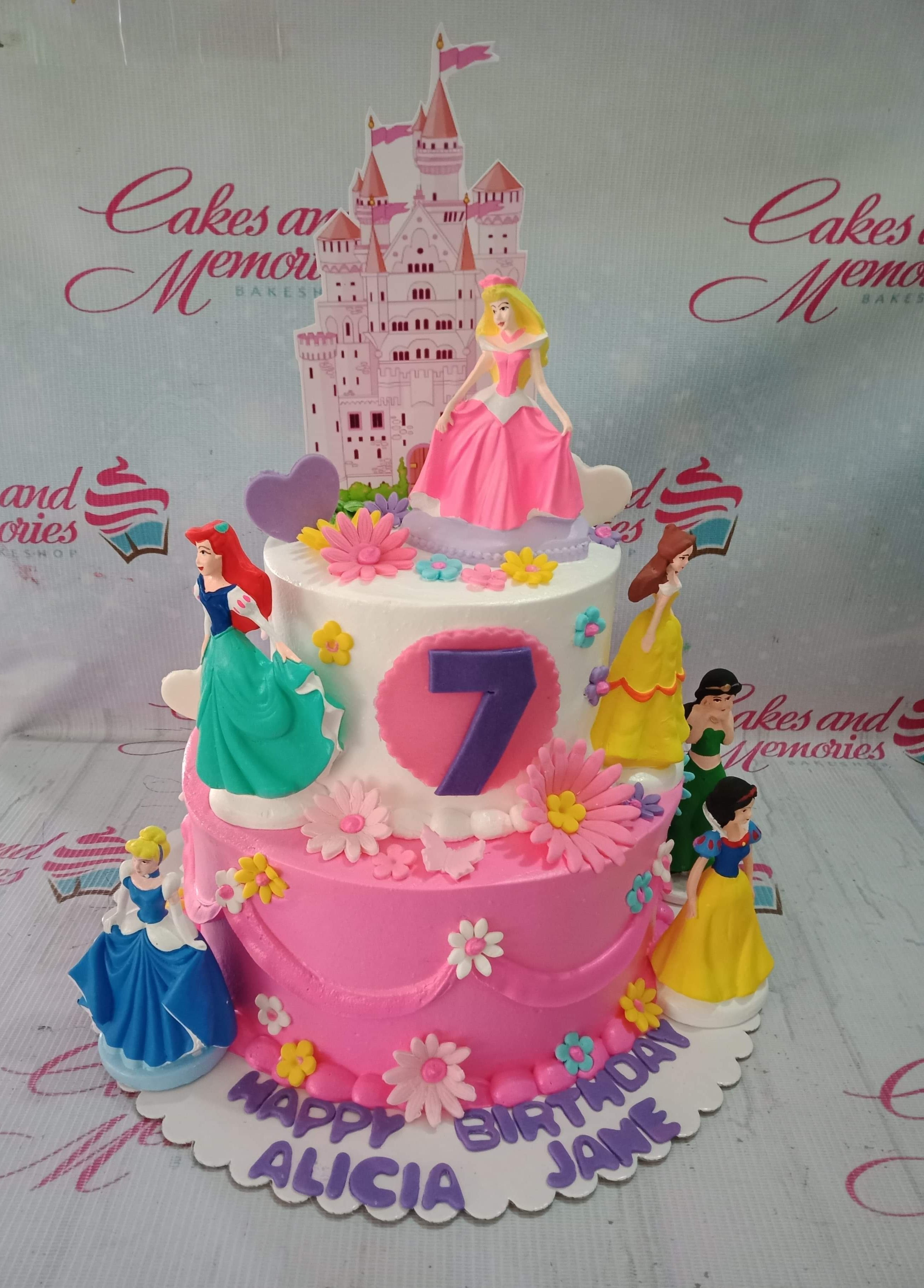 Princess Aurora | Princess doll cake, Princess dress cake, Princess  birthday cake