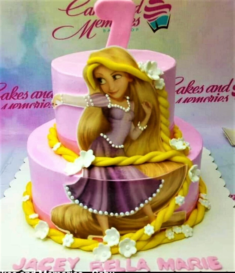 20 Magical Rapunzel Princess Tangled party ideas & Doll Cake