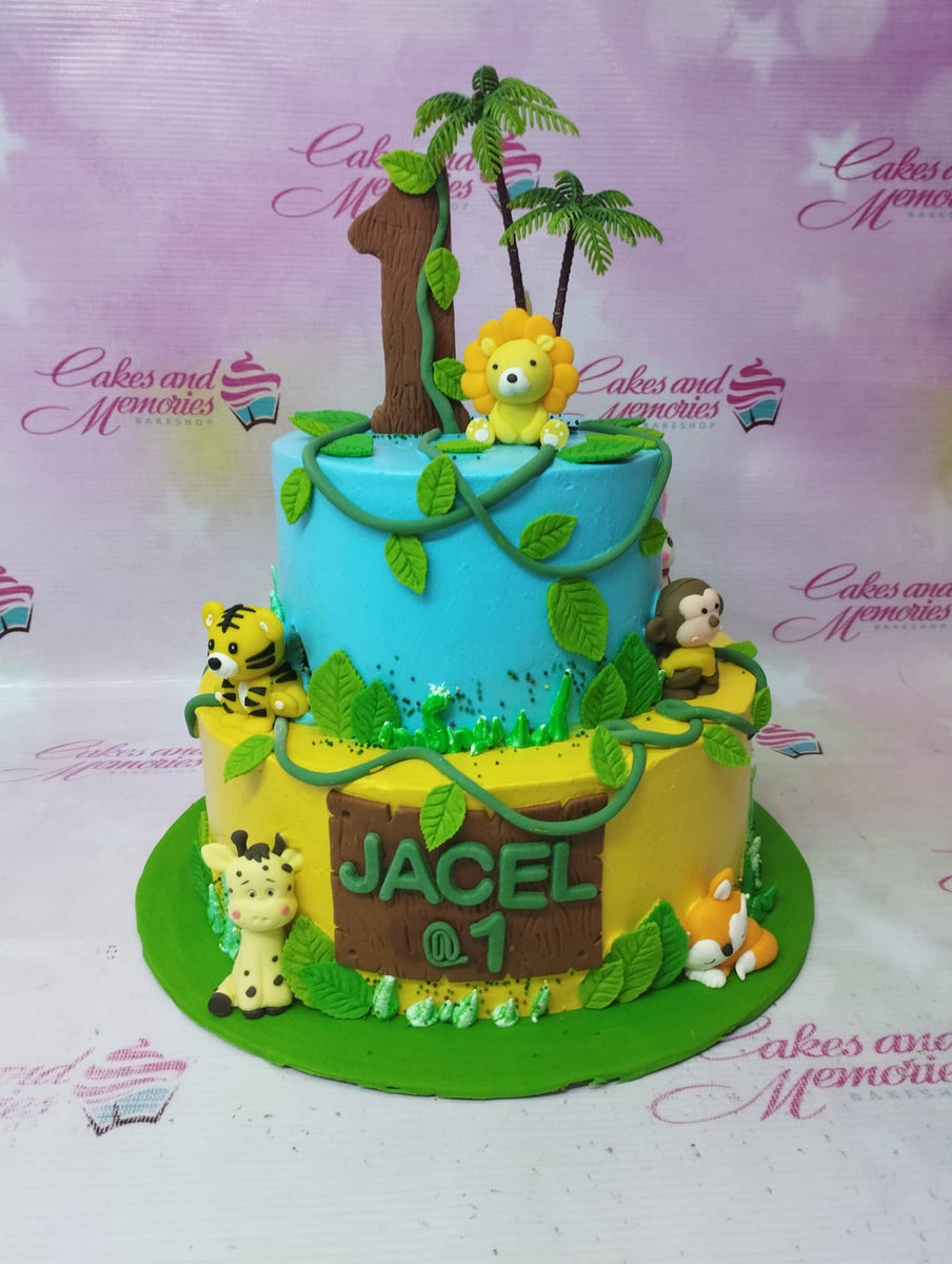 Safari Cake 2242 Cakes And Memories Bakeshop